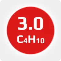 Изобутан (i-C4H10) 3.0 (99,9%) в баллоне 5л (2,5кг) соединение W21,8х1/14'' (DIN1) (с баллоном)