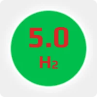 Водород (H2) марка В 5.0 (99,999%) в баллоне 10л 150 бар, соединение   W21,8x1/14'' LH (DIN 1)