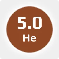 Гелий (He) марка 5.0  (99,999%) в баллоне  40 л, 150 бар, соединение  G 3-4 (DIN 9)