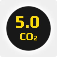 Углекислота (СO2) высокой чистоты 5.0 (99,999%) в баллоне 50л, наполнение 36 кг., соединение G3-4 (DIN 9)